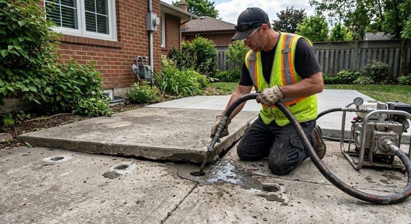 Concrete Slab Jacking in Denver, CO