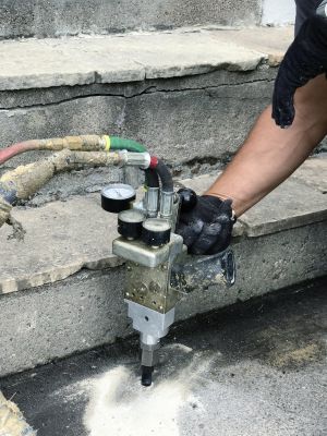 Sunken Patio Repair in Corpus Christi, TX